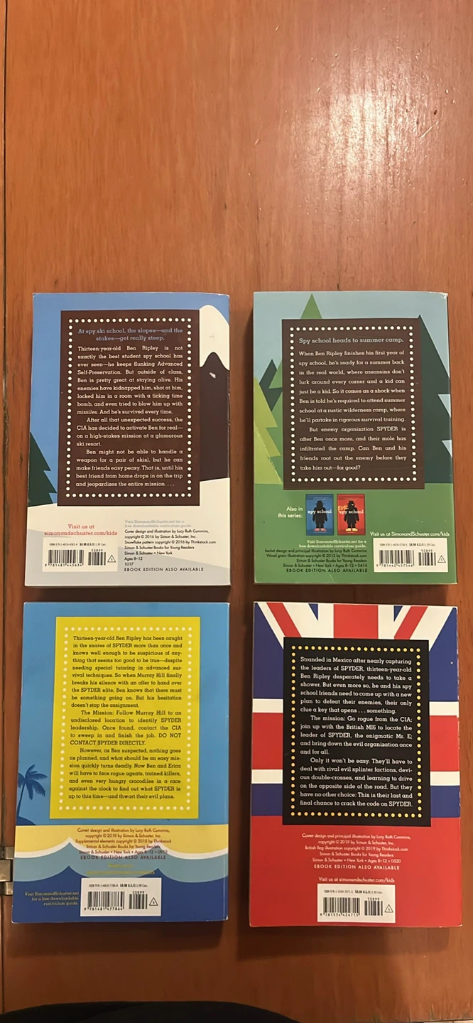 4 Spy School Books by Stuart Gibbs - photo 2