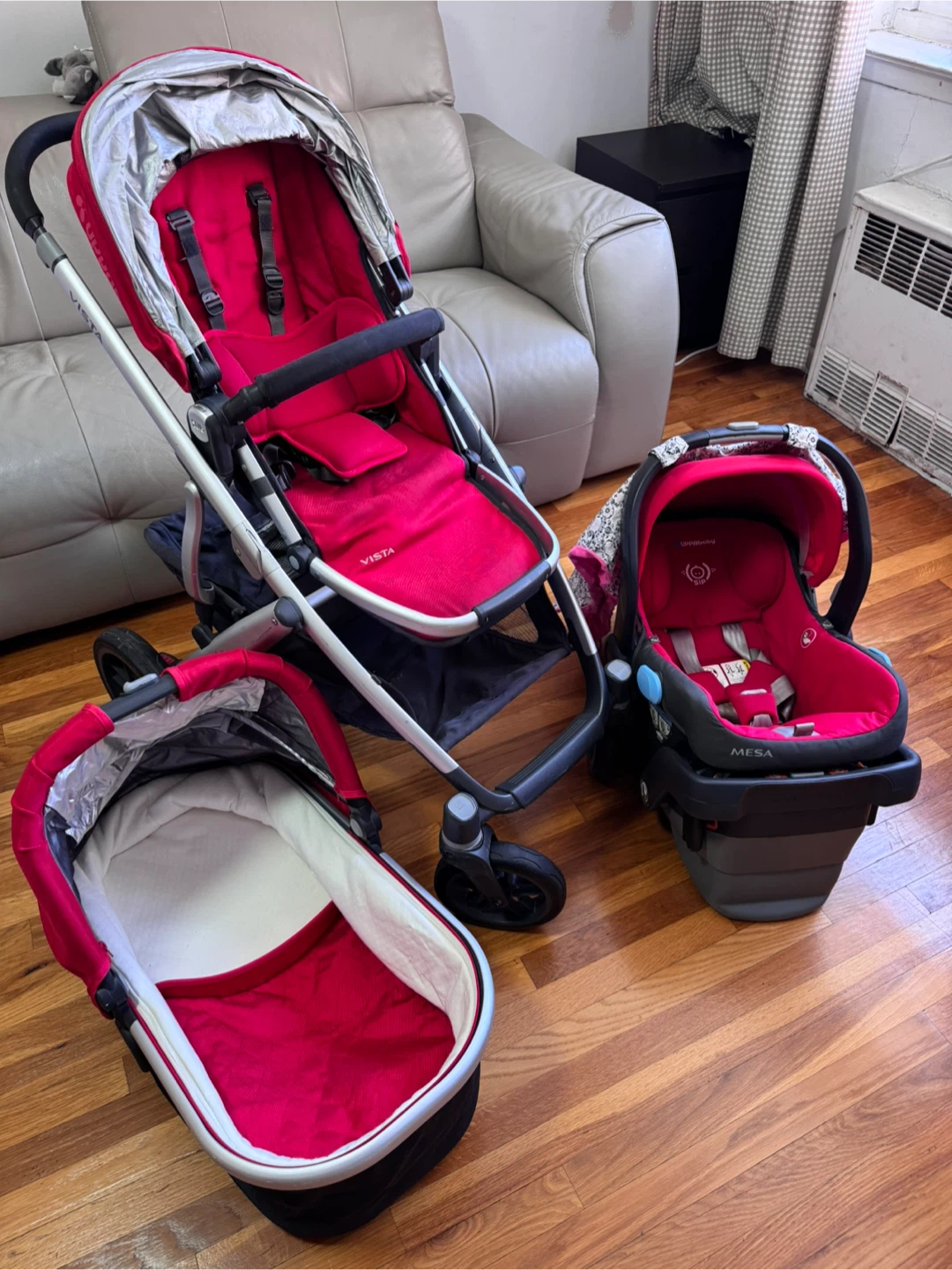 UPPAbaby Vista Stroller with Bassinet and Car Seat