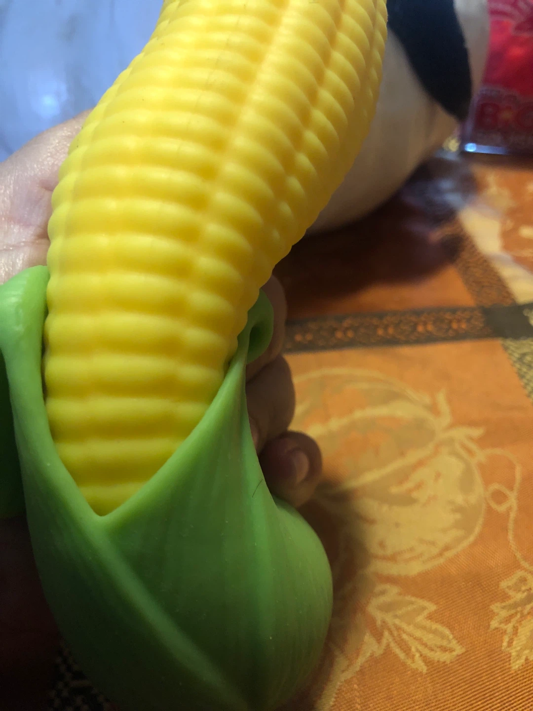Corn Squeezable Squish Fidget Toy Squeeze , slime filled - photo 5