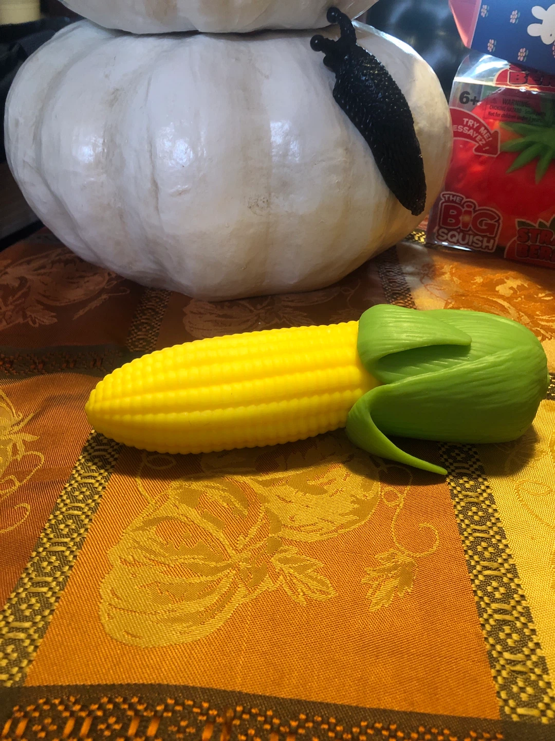 Corn Squeezable Squish Fidget Toy Squeeze , slime filled