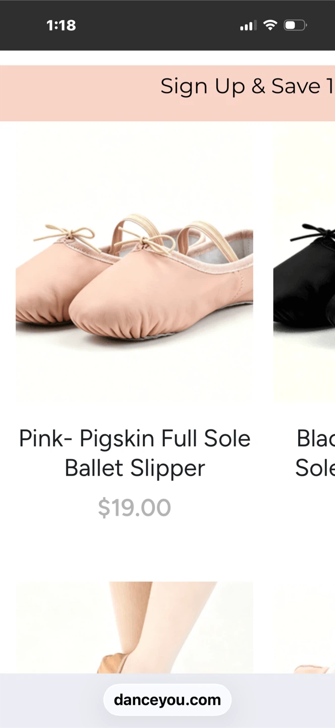 NEW Toddler Leather Ballet Slippers - photo 2