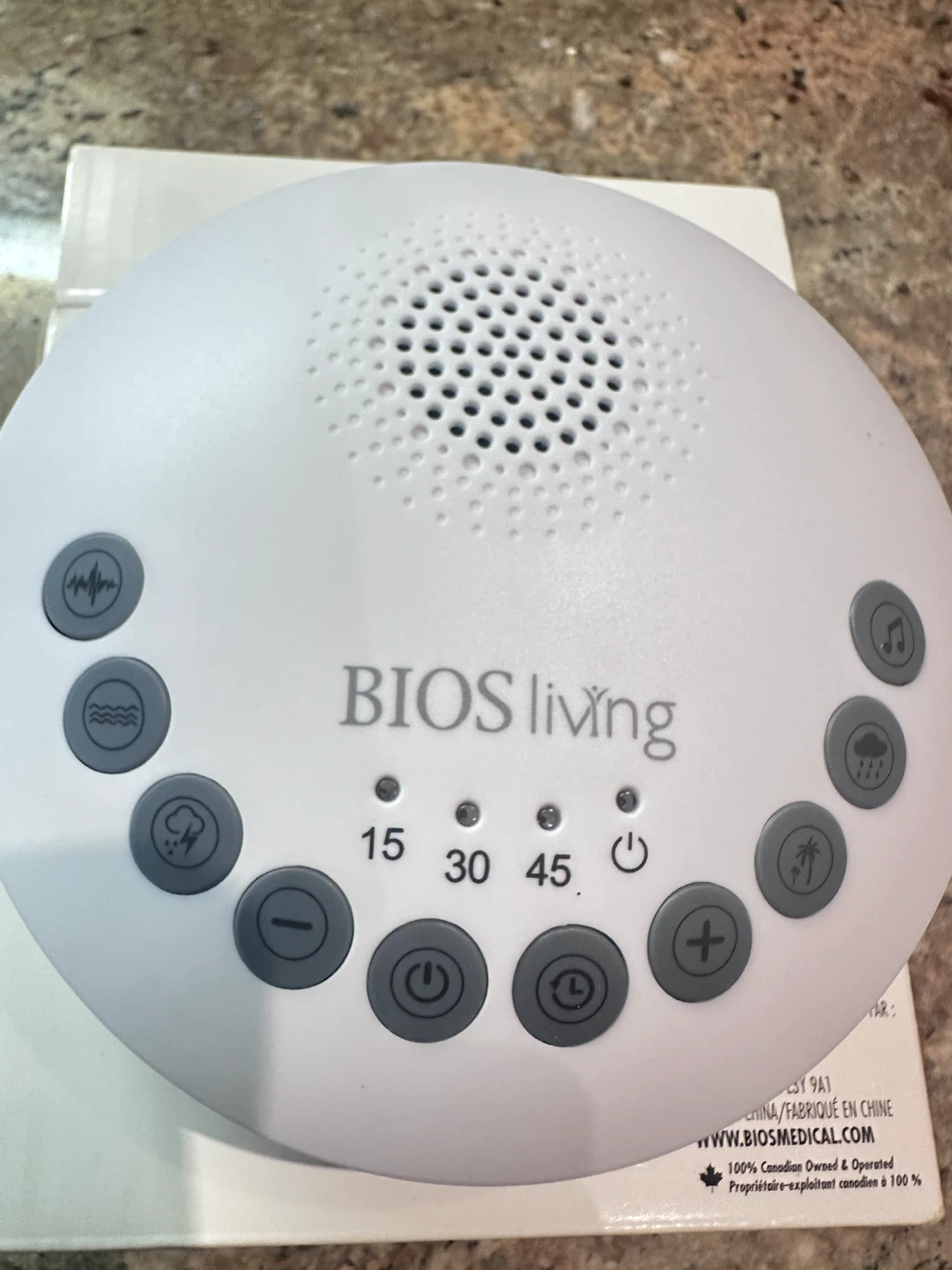 BIOS Living Portable Sleep Sound Machine