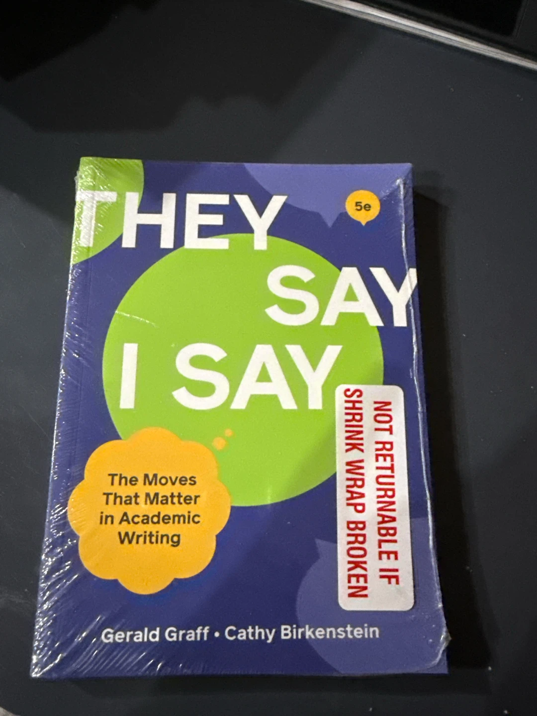 They Say / I Say 5th Edition Textbook