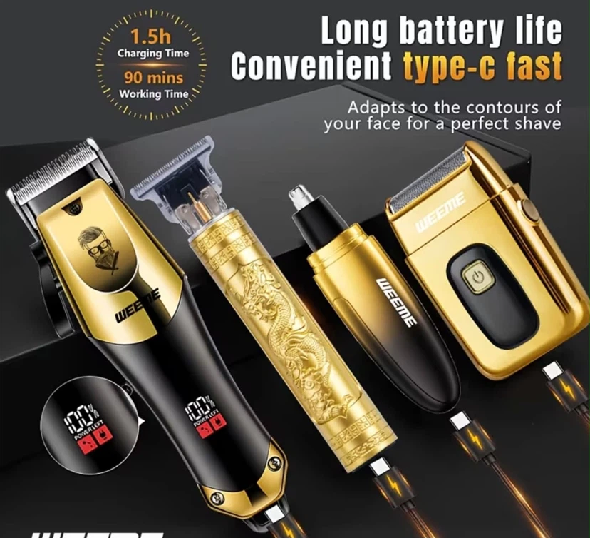 WEEME Professional Hair Clipper and Shaver Kit - photo 3