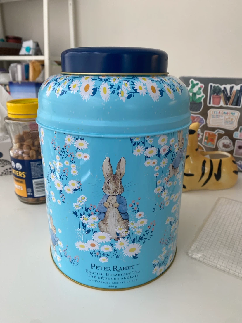 Peter Rabbit English Breakfast Tea Tin