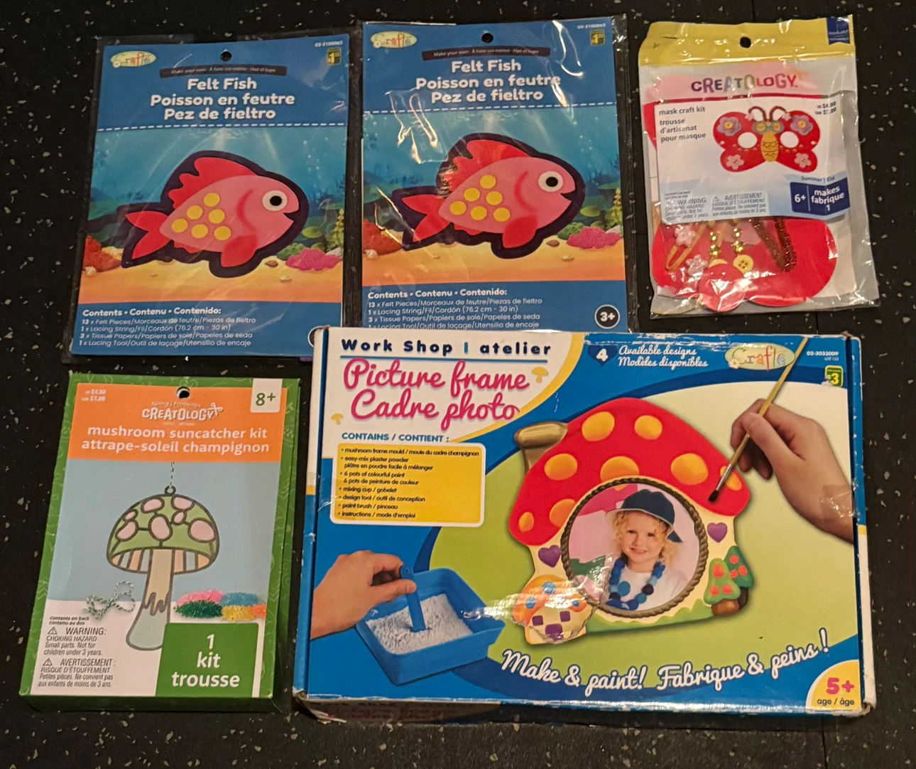 Assorted Kids Craft Kits Bundle