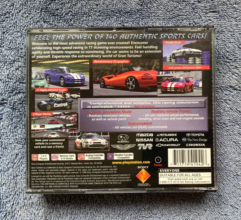 Gran Turismo (Greatest Hits) PS1 - photo 4