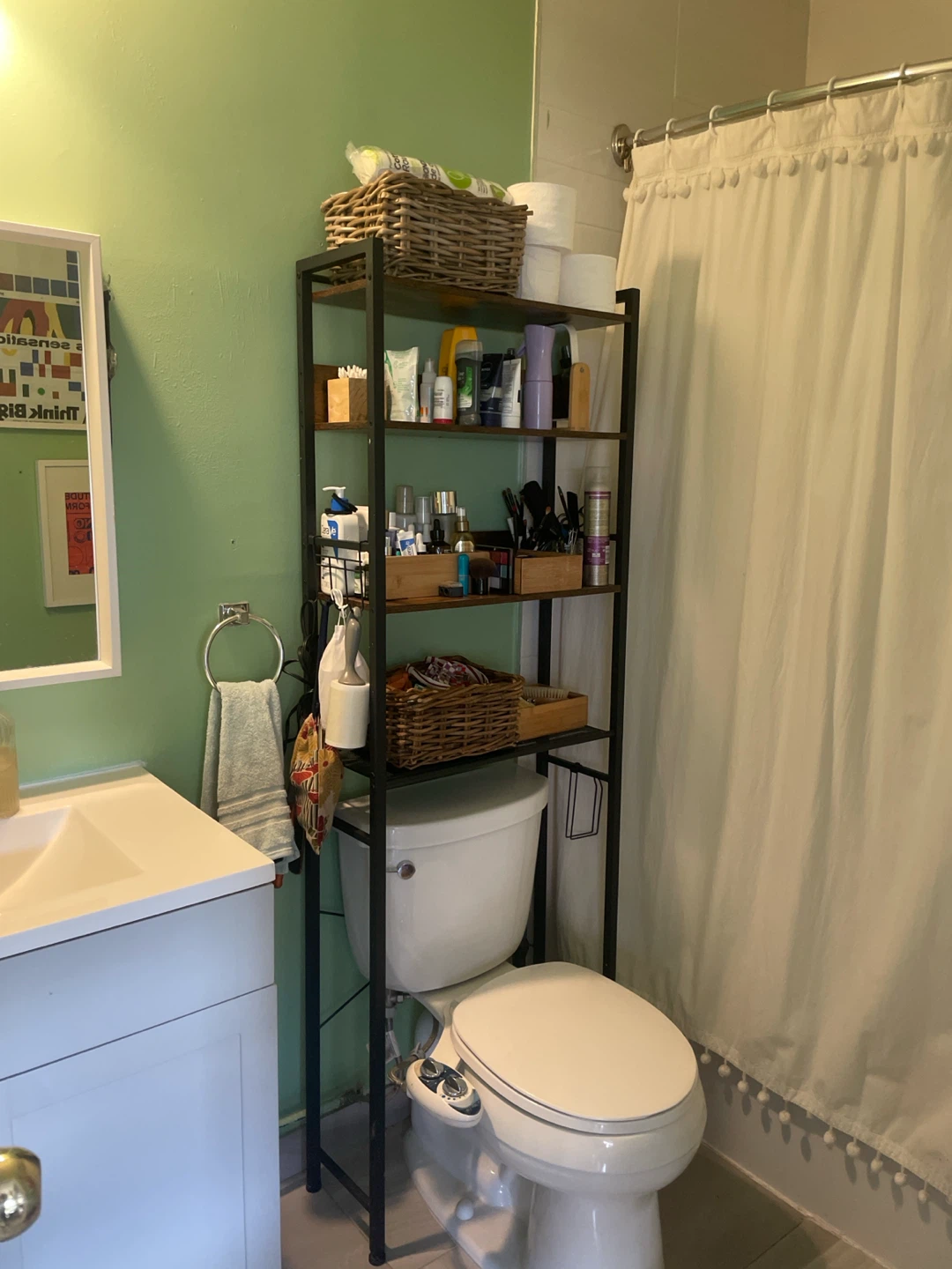 Over-the-Toilet Storage Rack