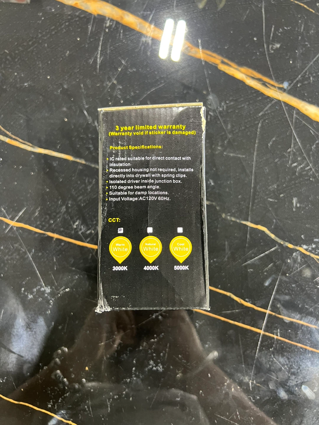 Bulk stock of Dimmable 4-inch 9W LED Slim Panel Light - photo 2
