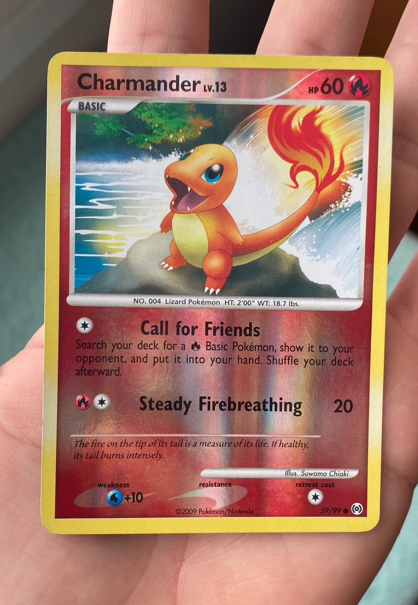 Charmander 59/99 Reverse Holo Platinum Arceus Pokemon Card