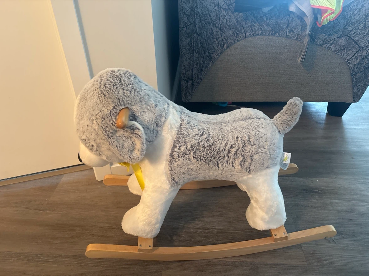 Plush Dog Rocking Toy