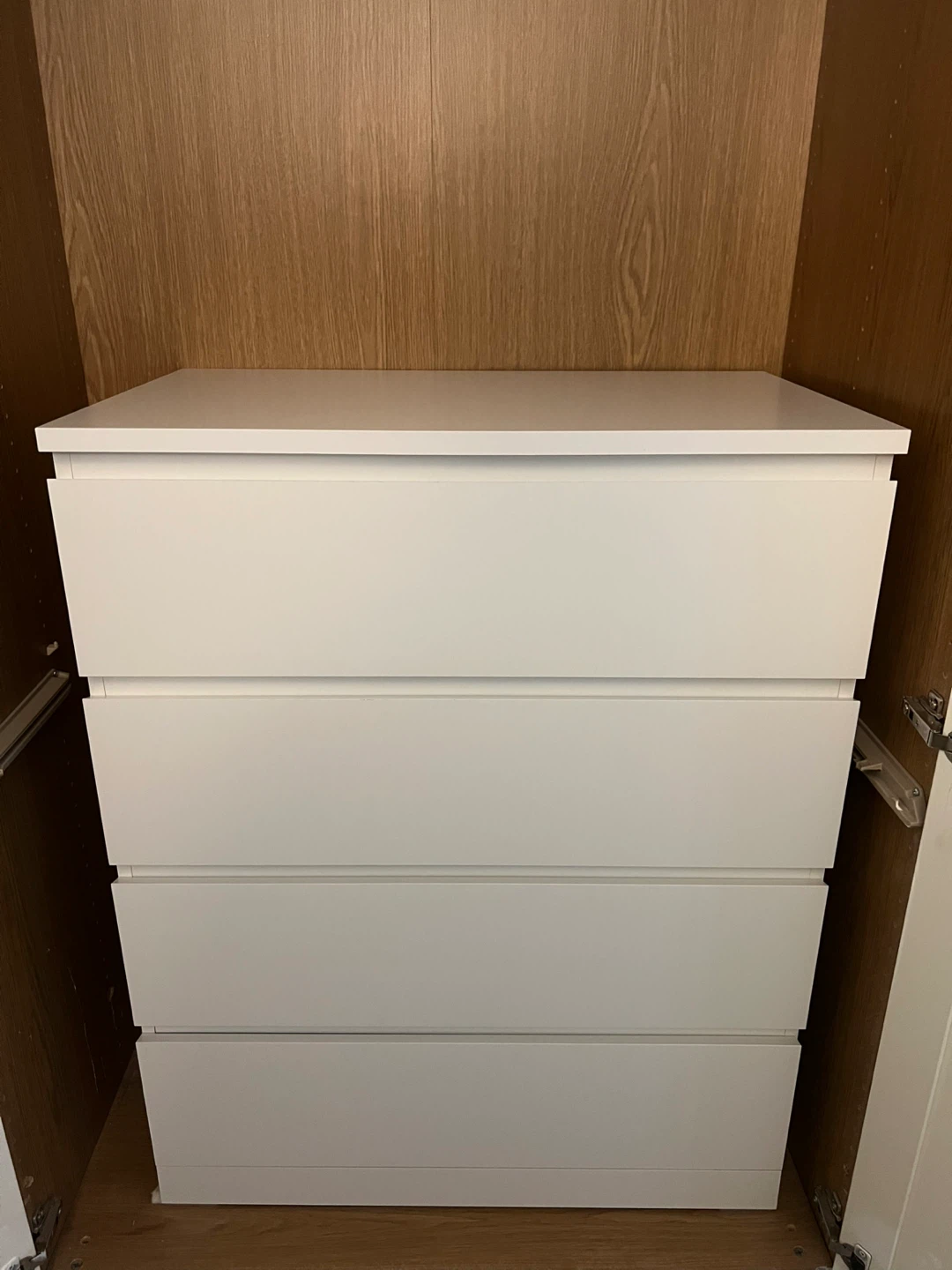 IKEA MALM 4-Drawer Chest White