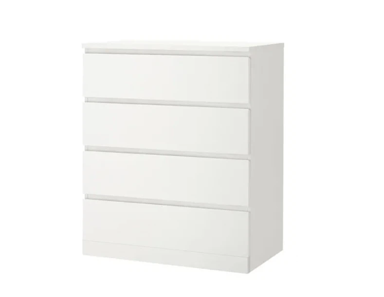 IKEA MALM 4-Drawer Chest White - photo 3