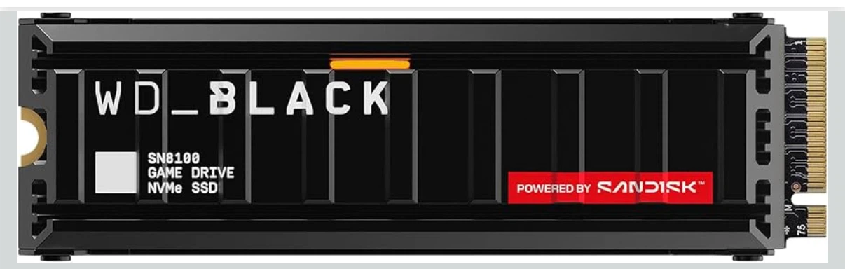 NEW WD_BLACK SN8100 2TB NVMe SSD - photo 2