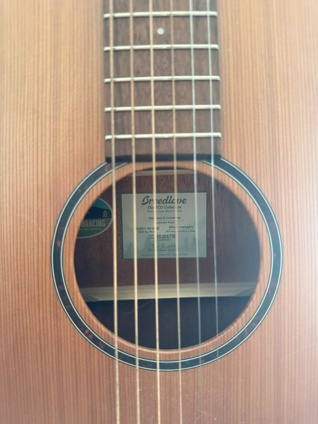 Breedlove Discovery S Concertina Acoustic Guitar - photo 2
