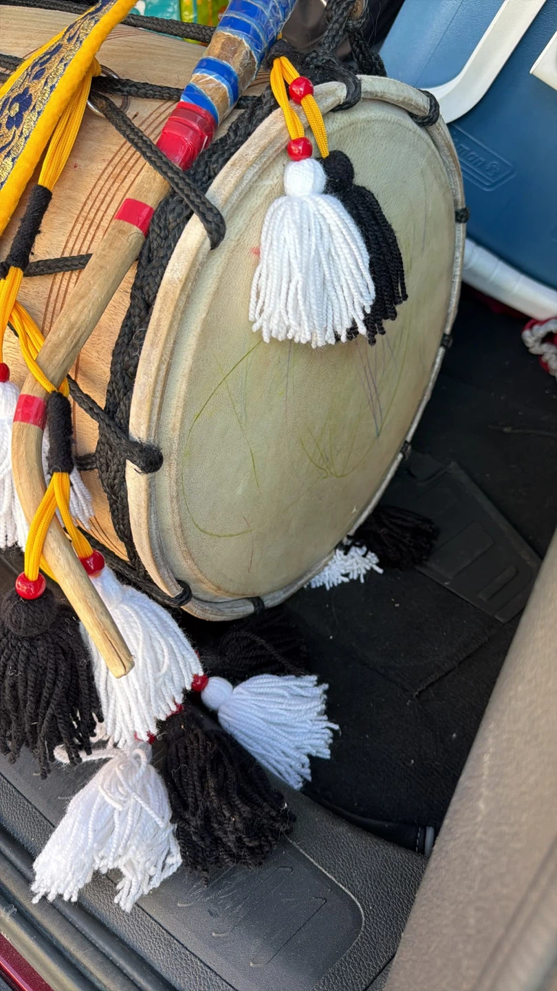 Traditional Indian Dhol Drum - photo 2