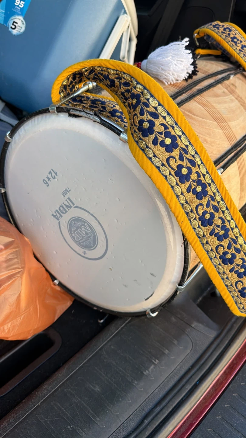 Traditional Indian Dhol Drum - photo 3