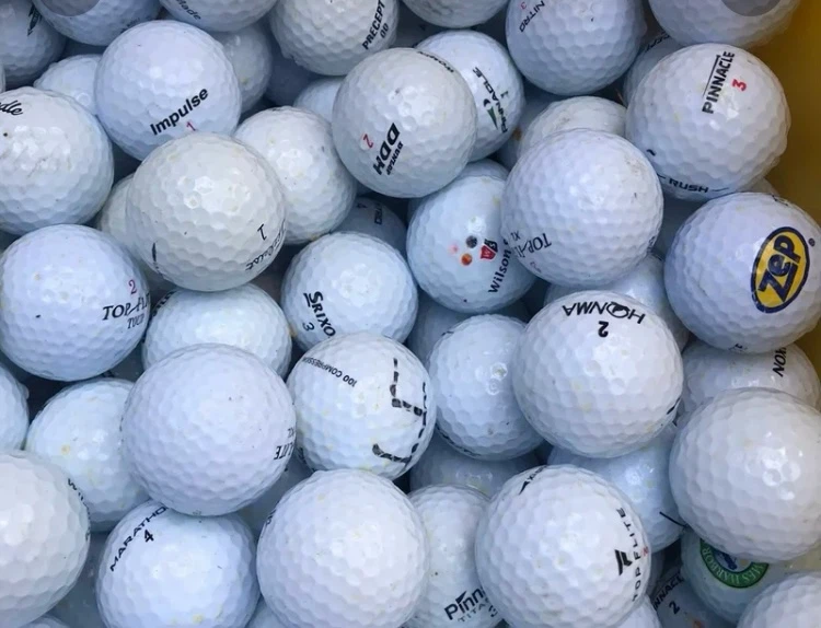 Used golf balls