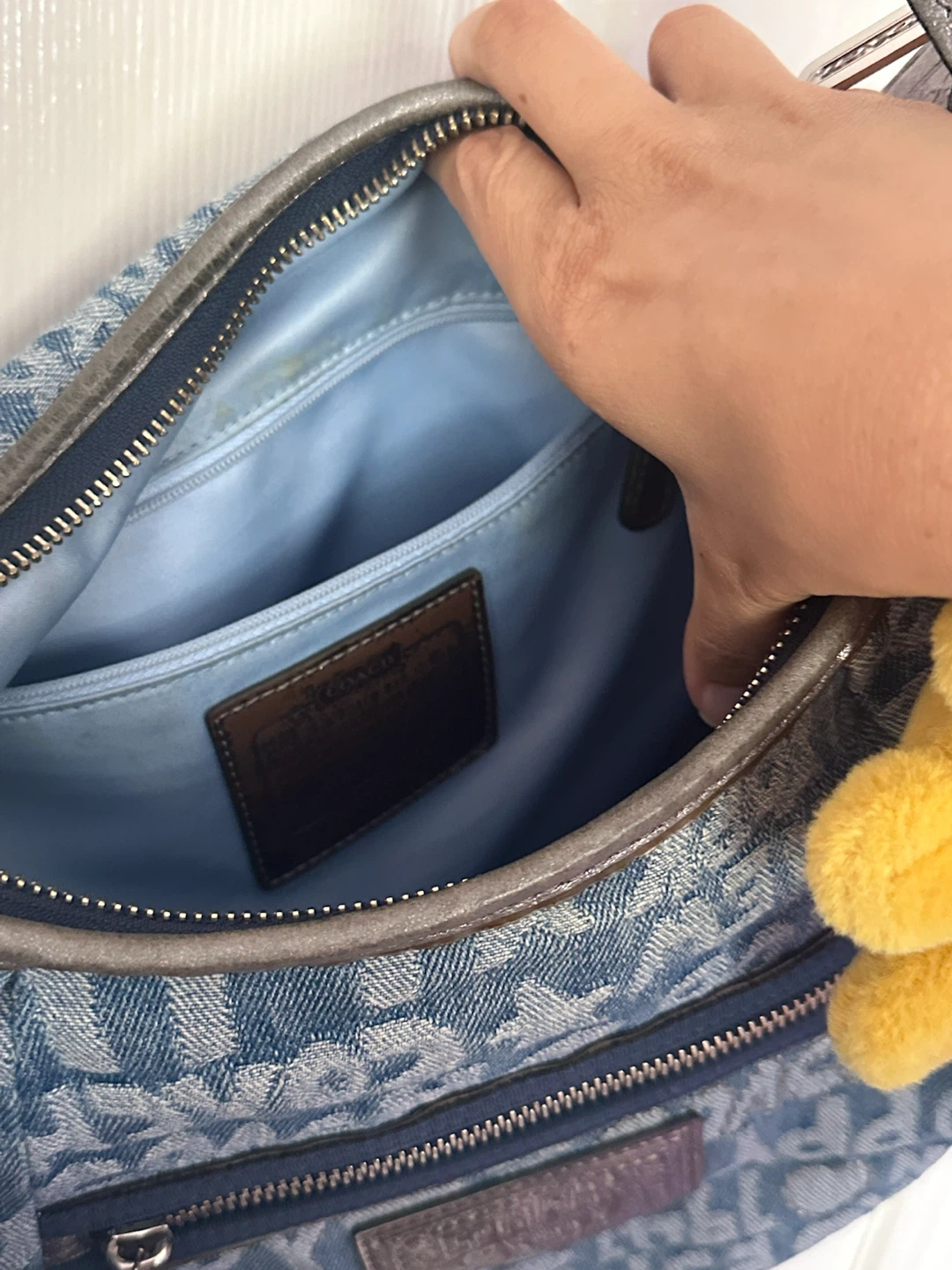 Coach Poppy Denim Hobo Bag - photo 3
