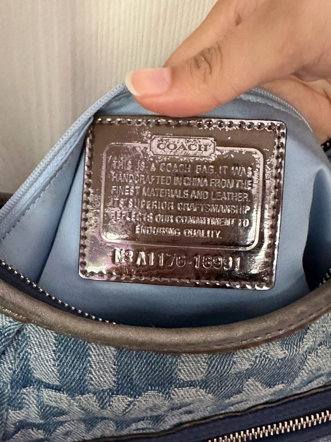 Coach Poppy Denim Hobo Bag - photo 4