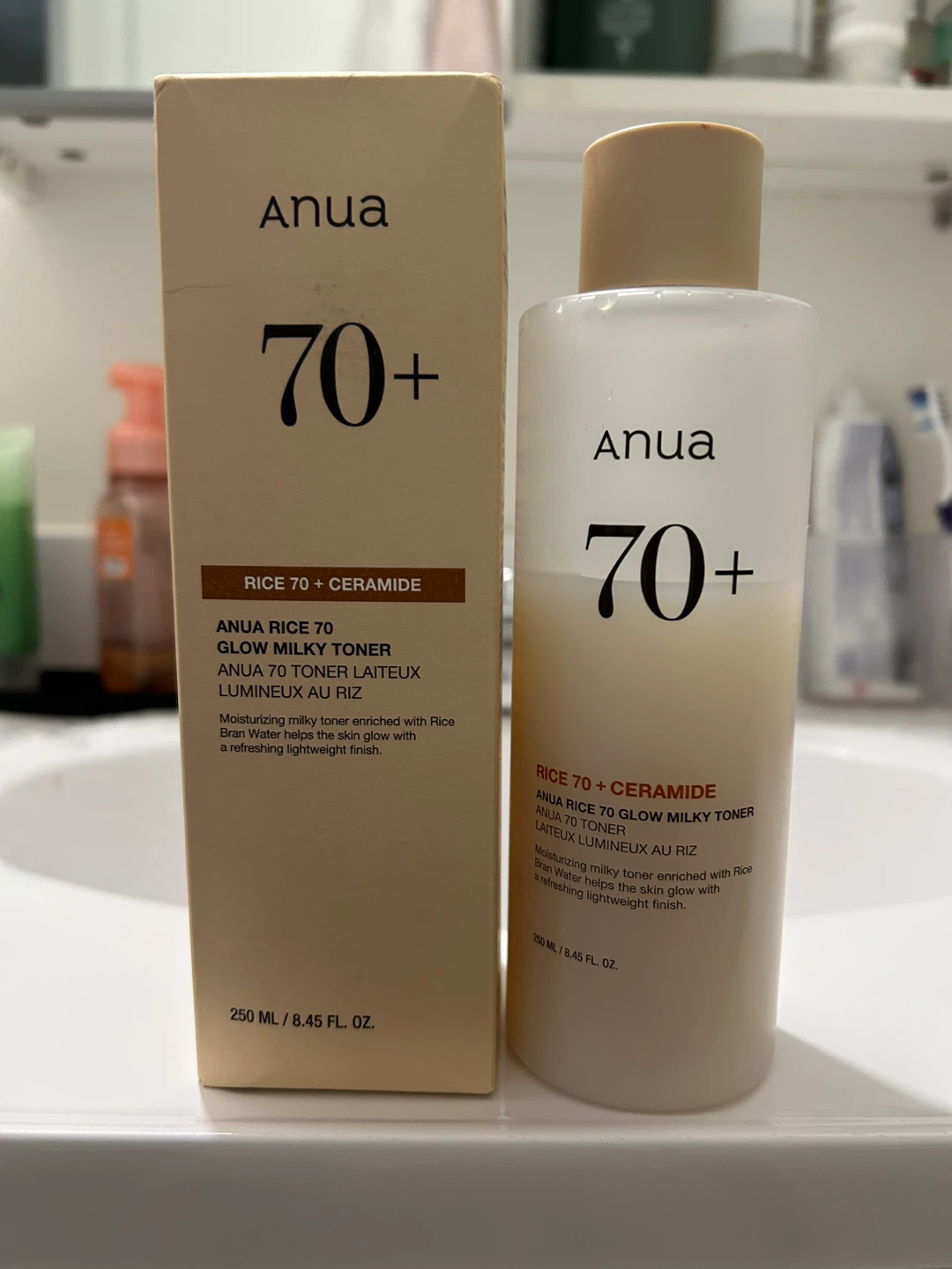 Anua Rice 70 Glow Milky Toner & Rice 7 Serum