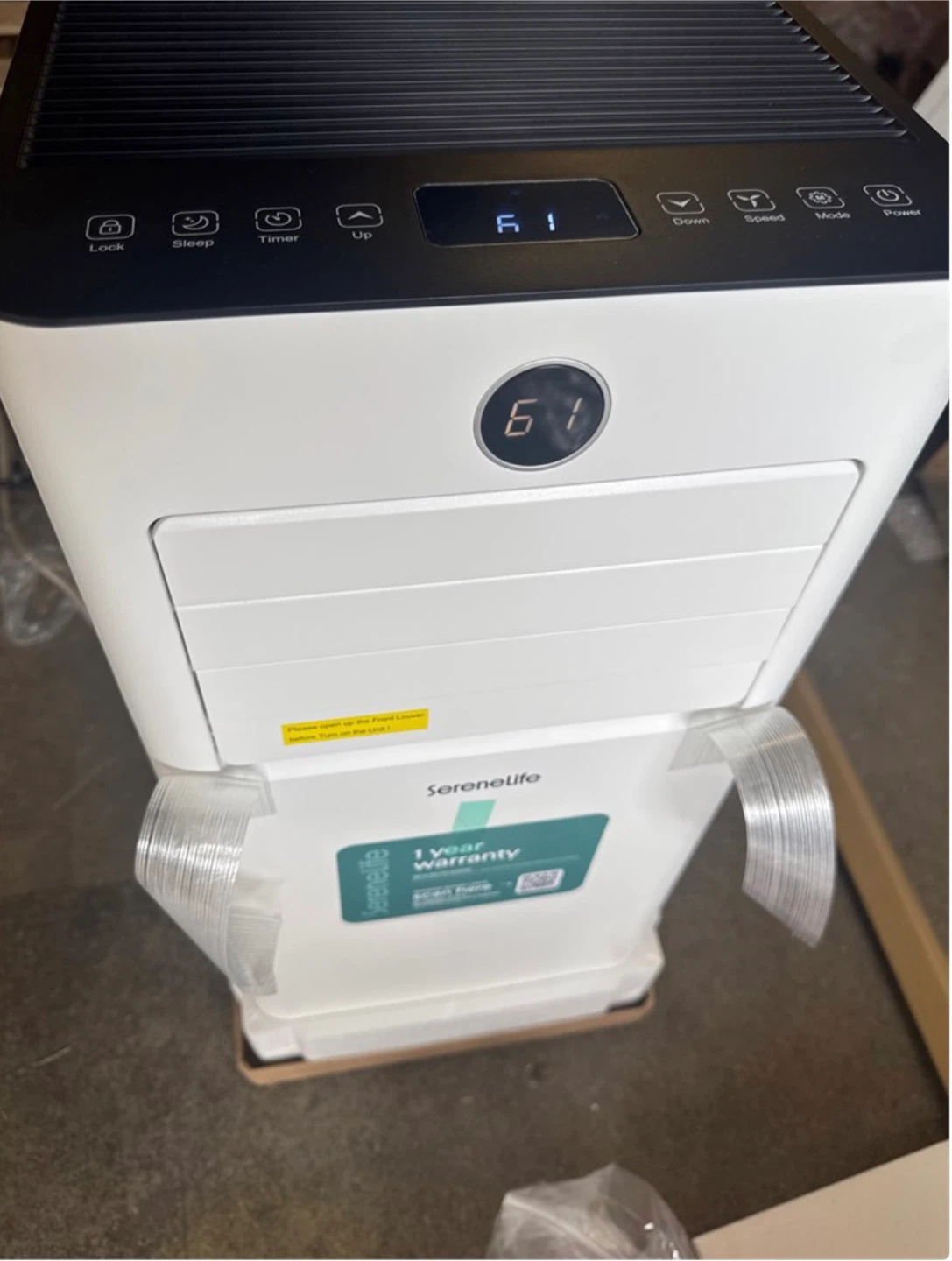 Serenelife Portable AC 1000 BTU (ASHRAE) Compact with Window Kit - photo 3