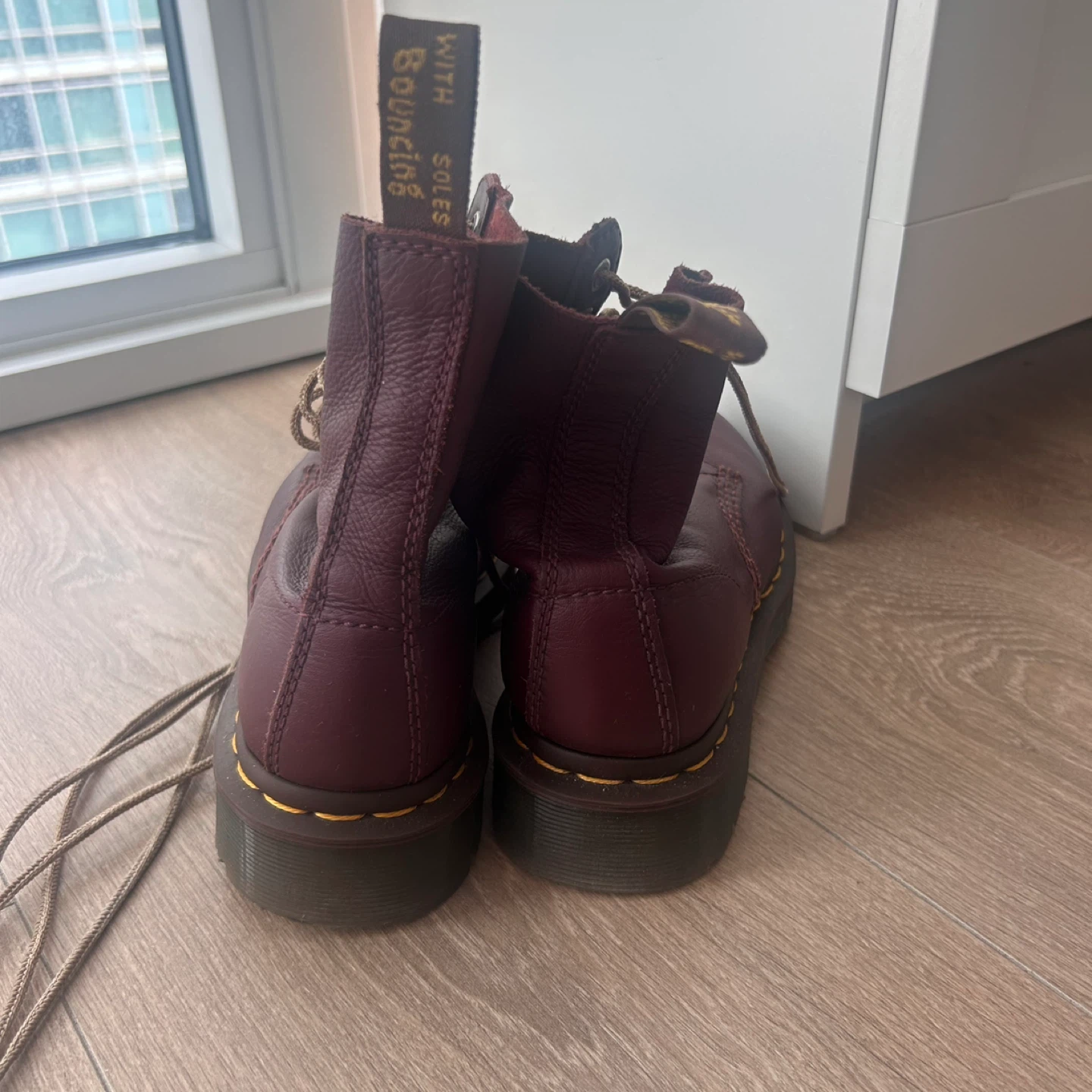 Doc Martens Burgundy 1460 Pascal Boots - photo 2