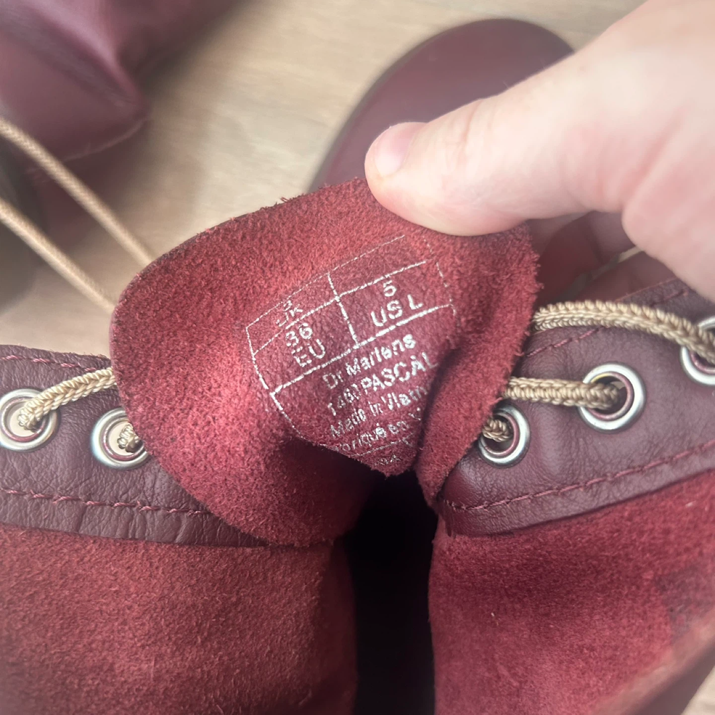 Doc Martens Burgundy 1460 Pascal Boots - photo 4