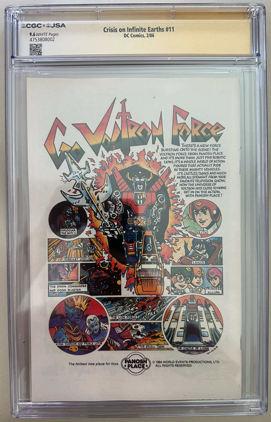 Crisis on Infinite Earths #11 Comic - CGC 9.6 - photo 3