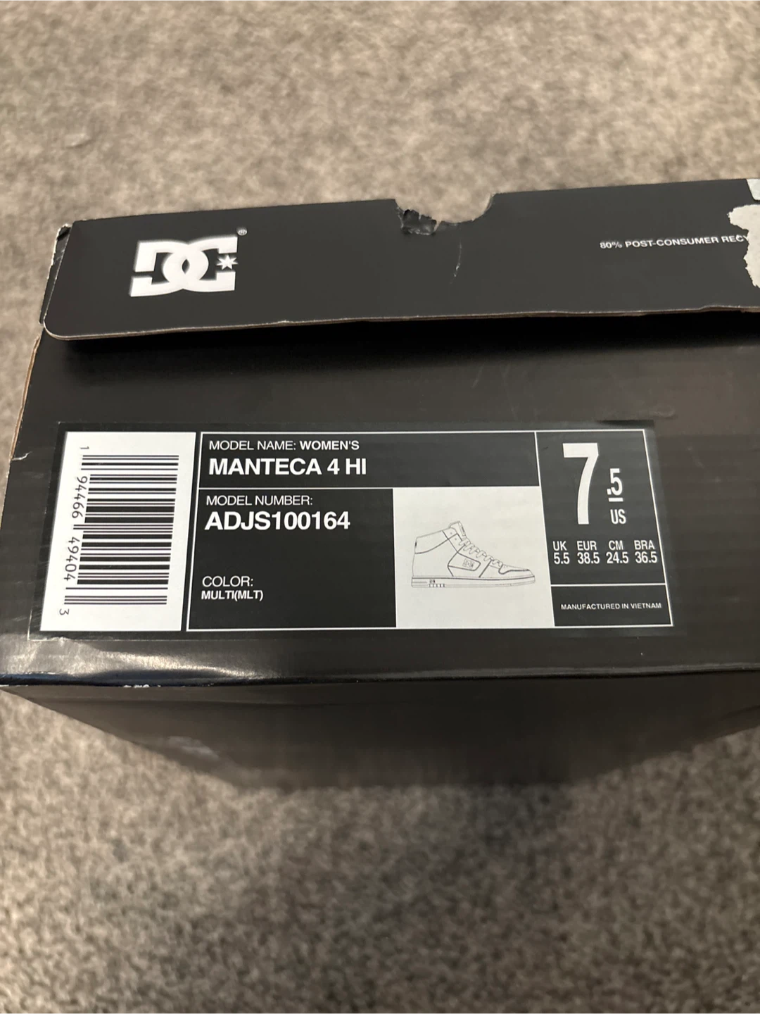 New DC Women's Manteca 4 Hi Shoes Size 7.5 US - photo 4