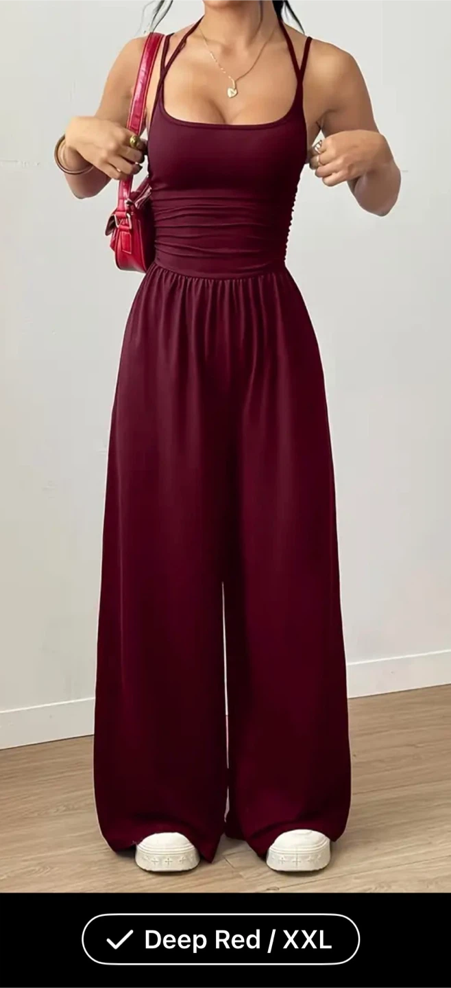 BRAND NEW- Red Ladies Jumpsuit