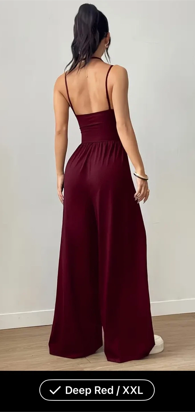 BRAND NEW- Red Ladies Jumpsuit - photo 2