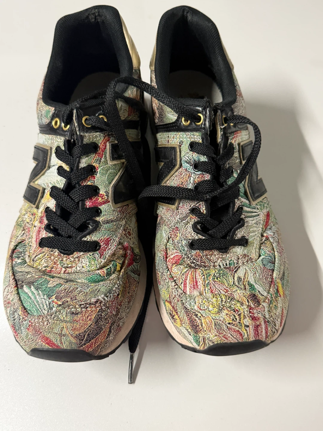 New Balance 574 Floral Print Sneakers. Size 8.5 - photo 5