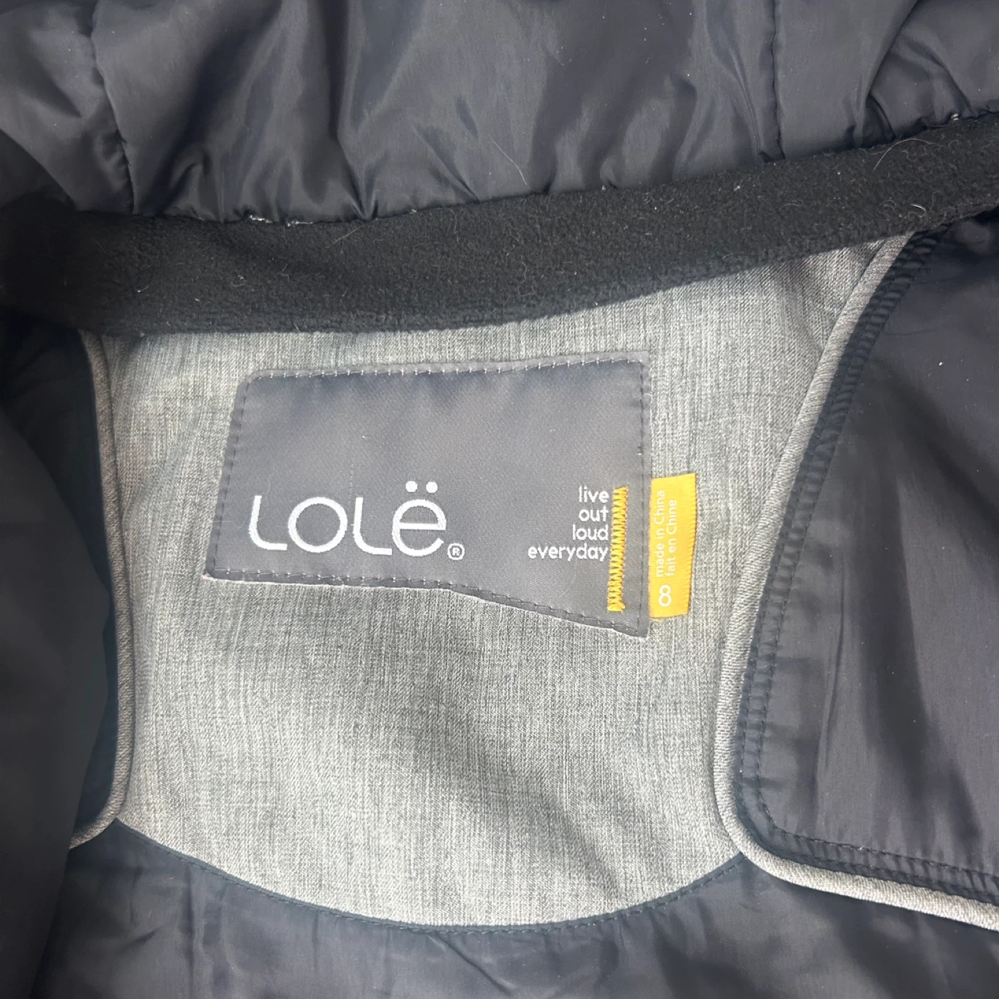 Lolë Grey Hooded Waterproof Winter Coat - photo 4