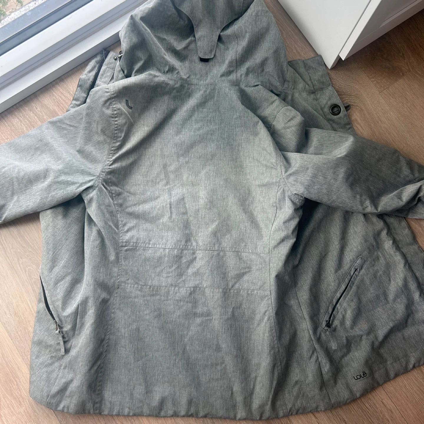 Lolë Grey Hooded Waterproof Winter Coat - photo 2