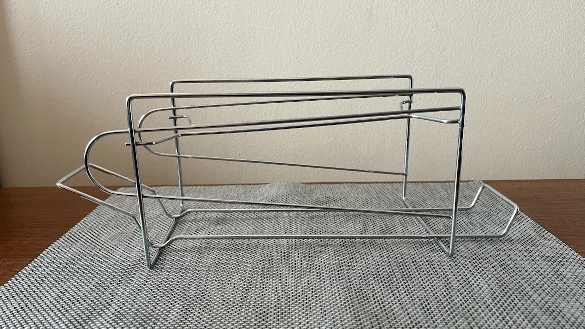 2-Tier Metal Beverage Rack for 12 oz Cans