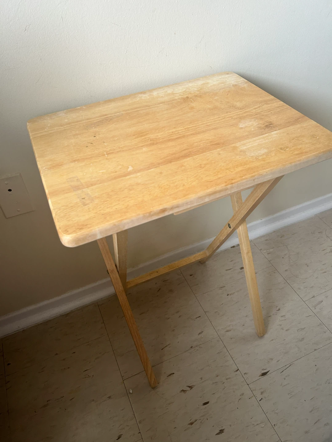 2 Wooden Folding Tables