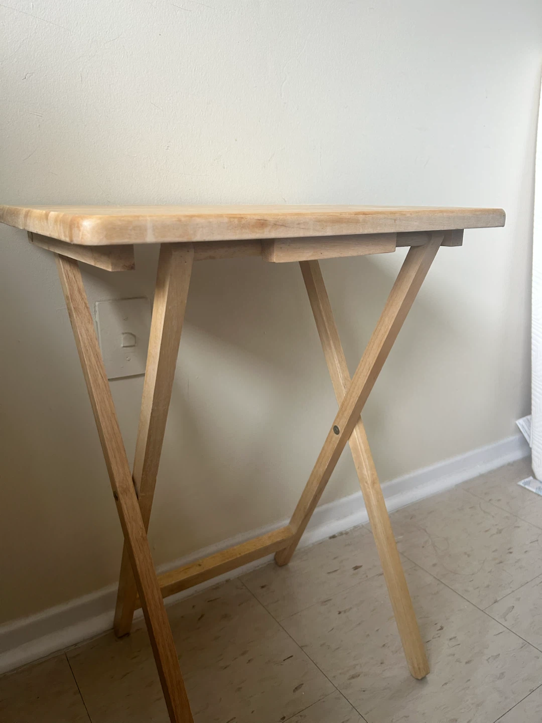 2 Wooden Folding Tables - photo 3