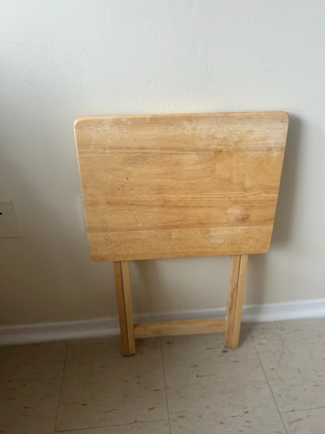 2 Wooden Folding Tables - photo 4