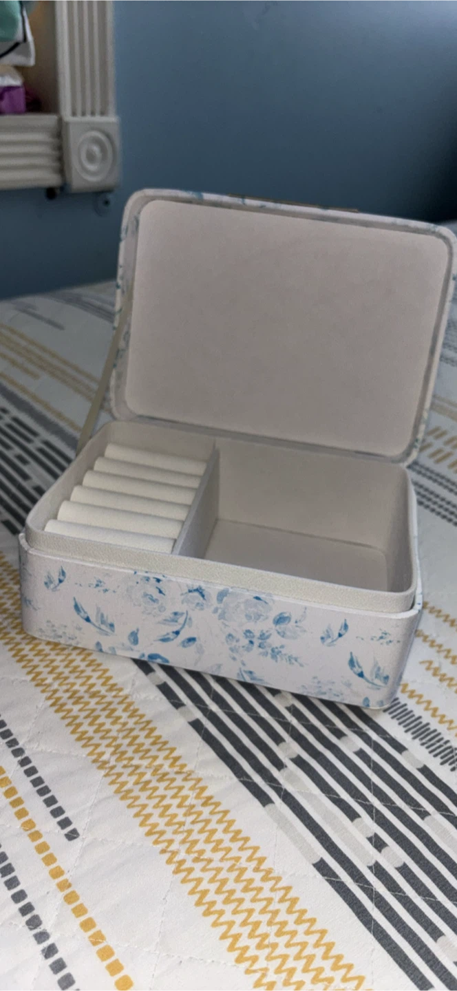 Floral Print Jewelry Box