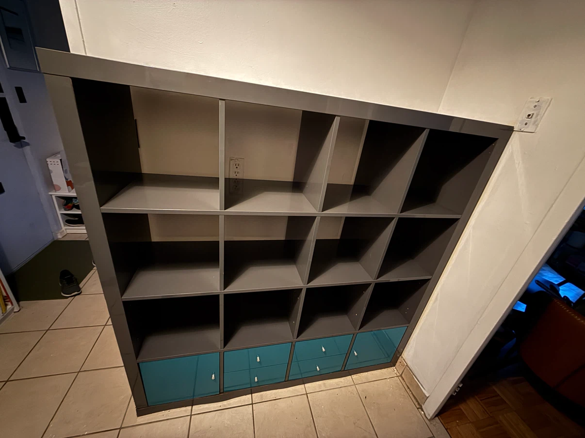IKEA KALLAX 4x4 with Drawers & Doors – $150 OBO