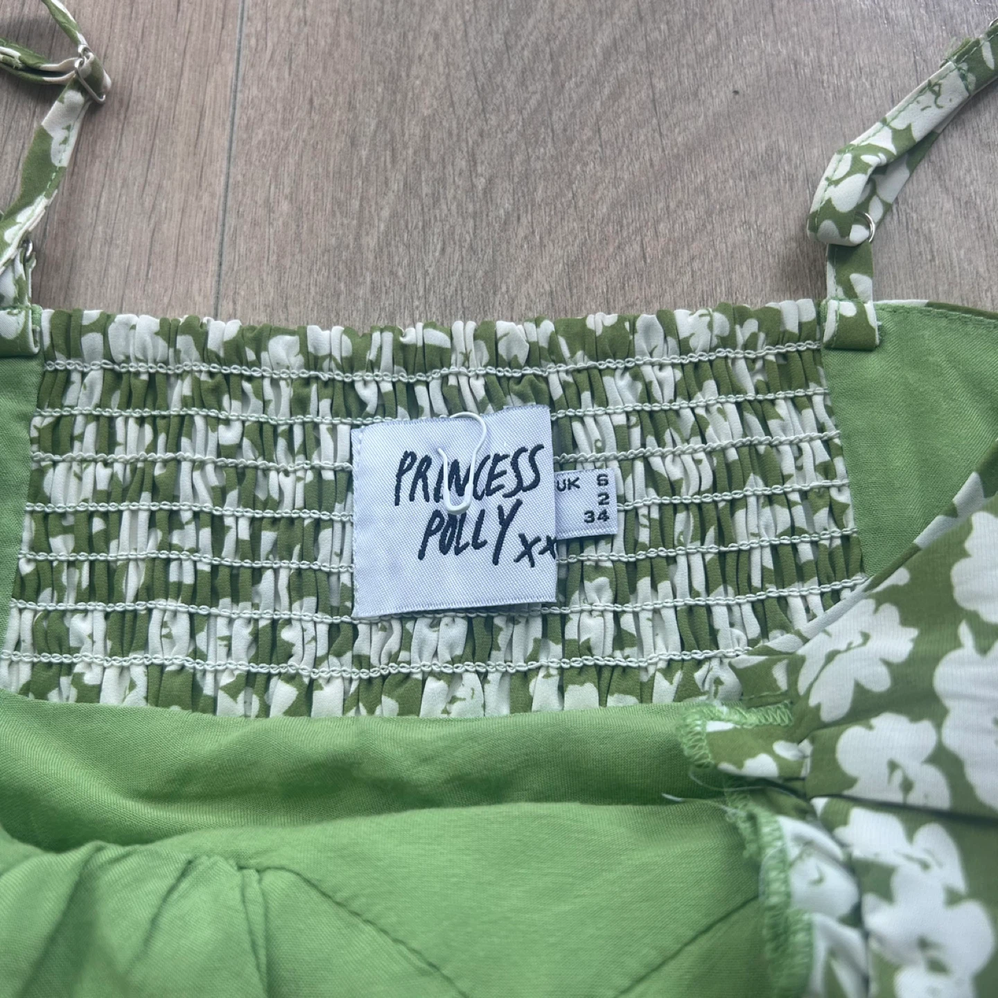 Princess Polly Tasmin Green Floral Mini Dress - photo 3