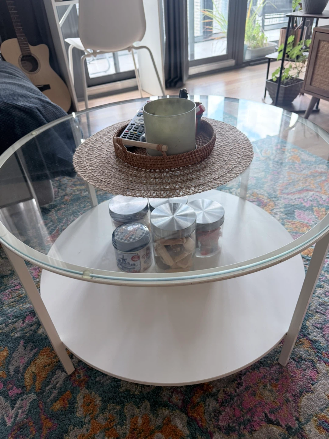 Round Glass Coffee Table