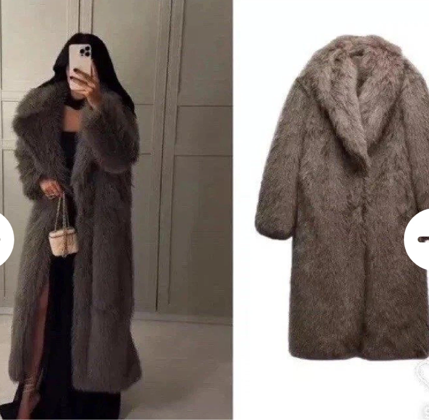 Zara Faux Fur Coat XXL - photo 2