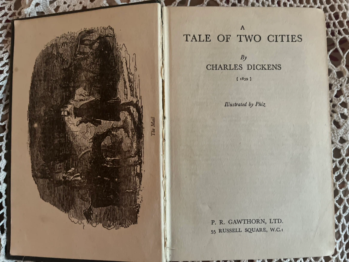 Vintage Book- A Tale of Two Cities,  Charles Dickens