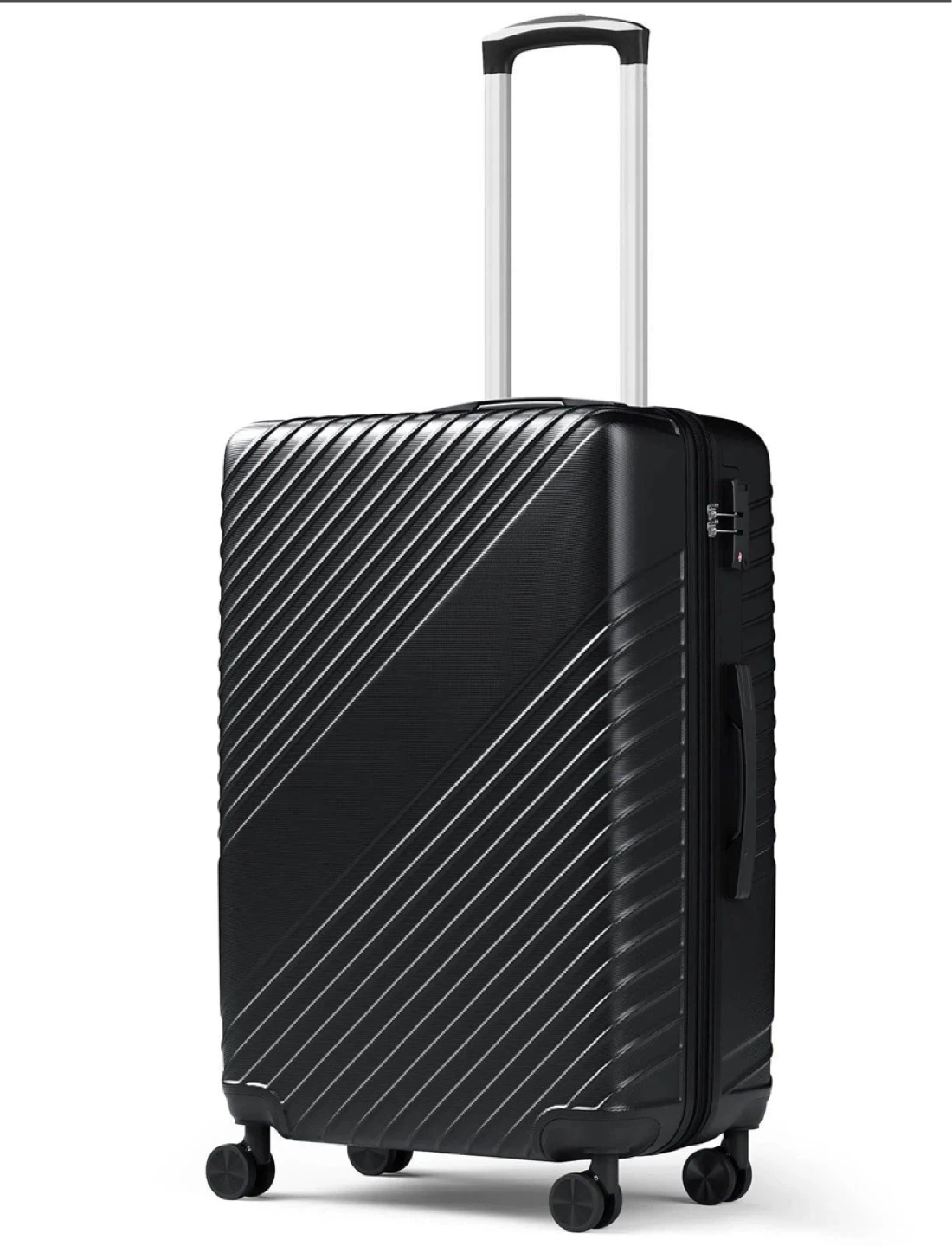 20 Inch Black Carry-on Suitcase