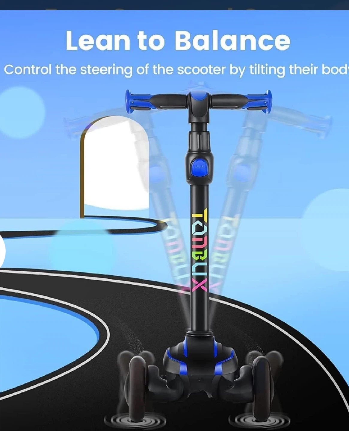 TONBUX Kids Lean-to-Steer Scooter - photo 4