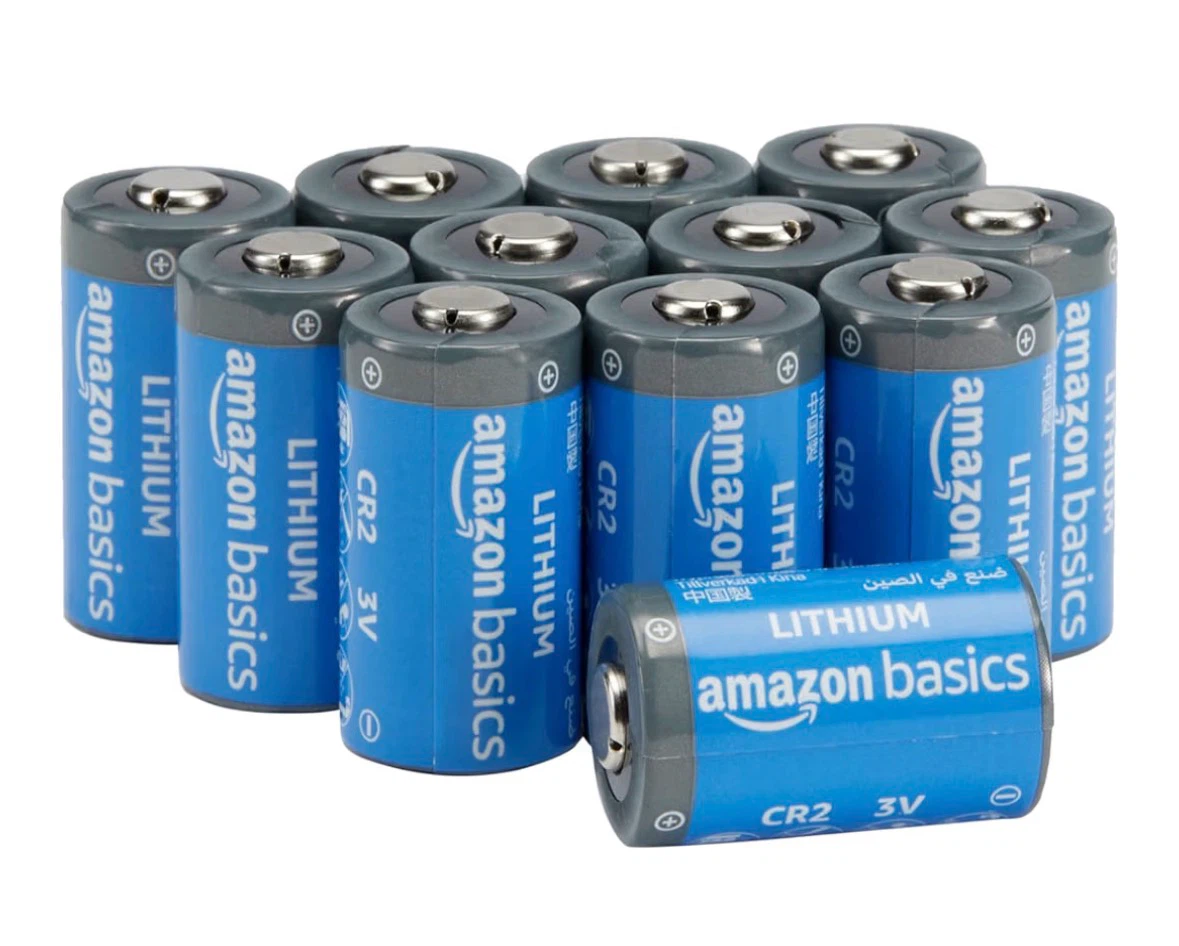 Amazon Basics CR2 3V Lithium Batteries, 12-Pack