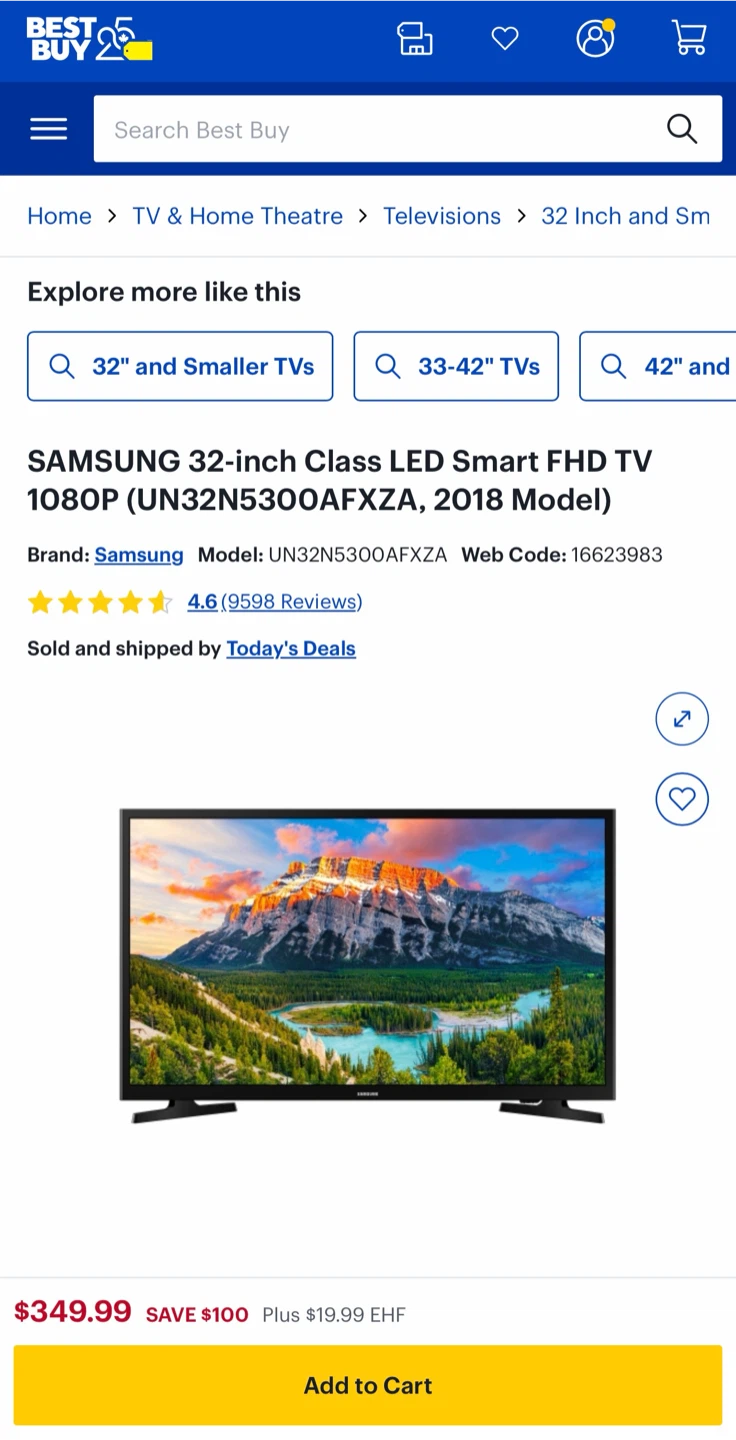 Samsung 32-inch LED Smart FHD TV - photo 3