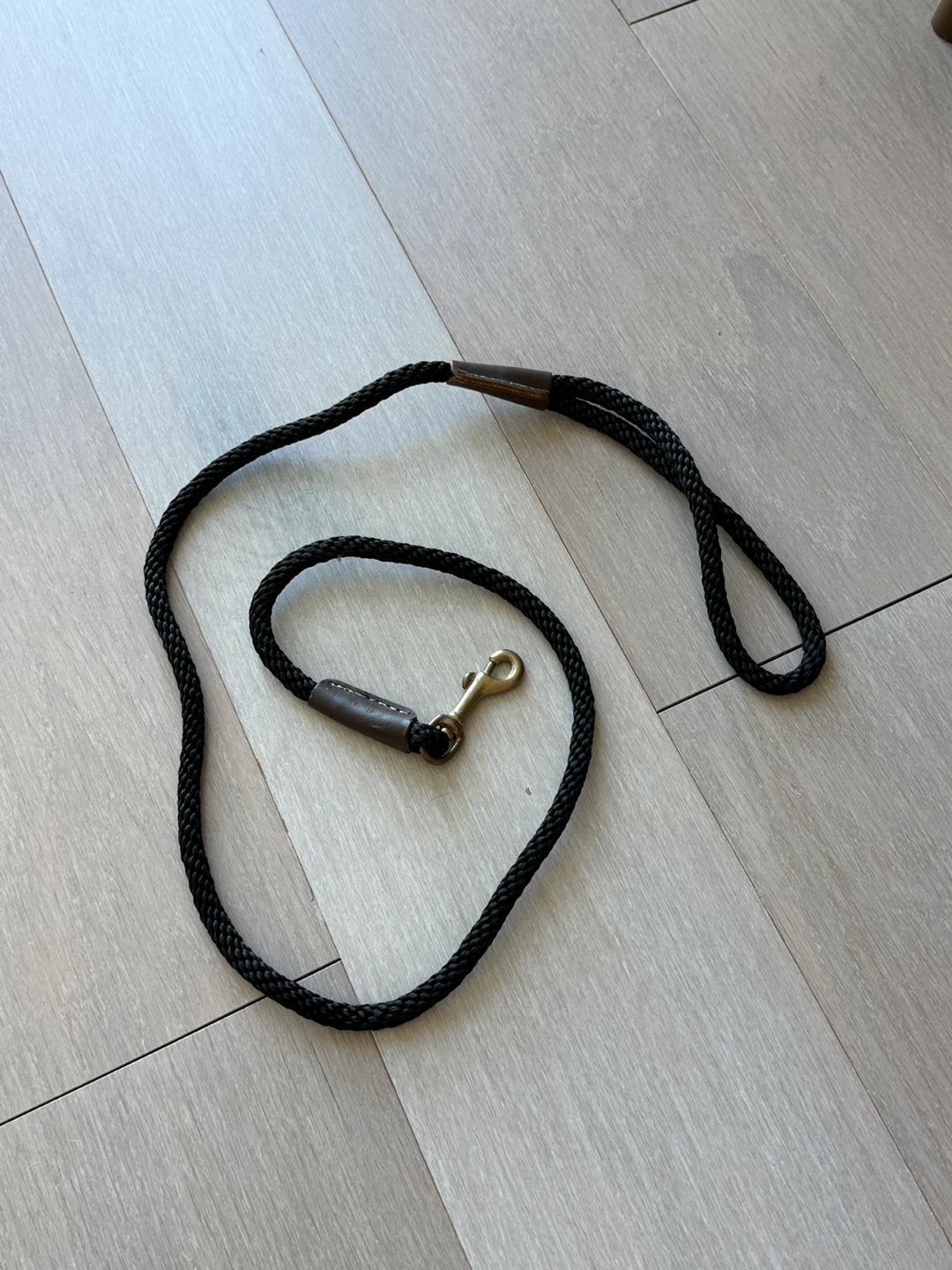 Black Rope Dog Leash